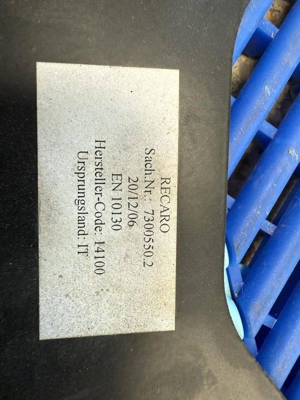 Recaro ülés konzol