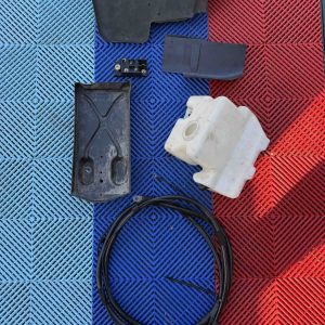 BMW E30 hátsó akkumulátor beépítő szett